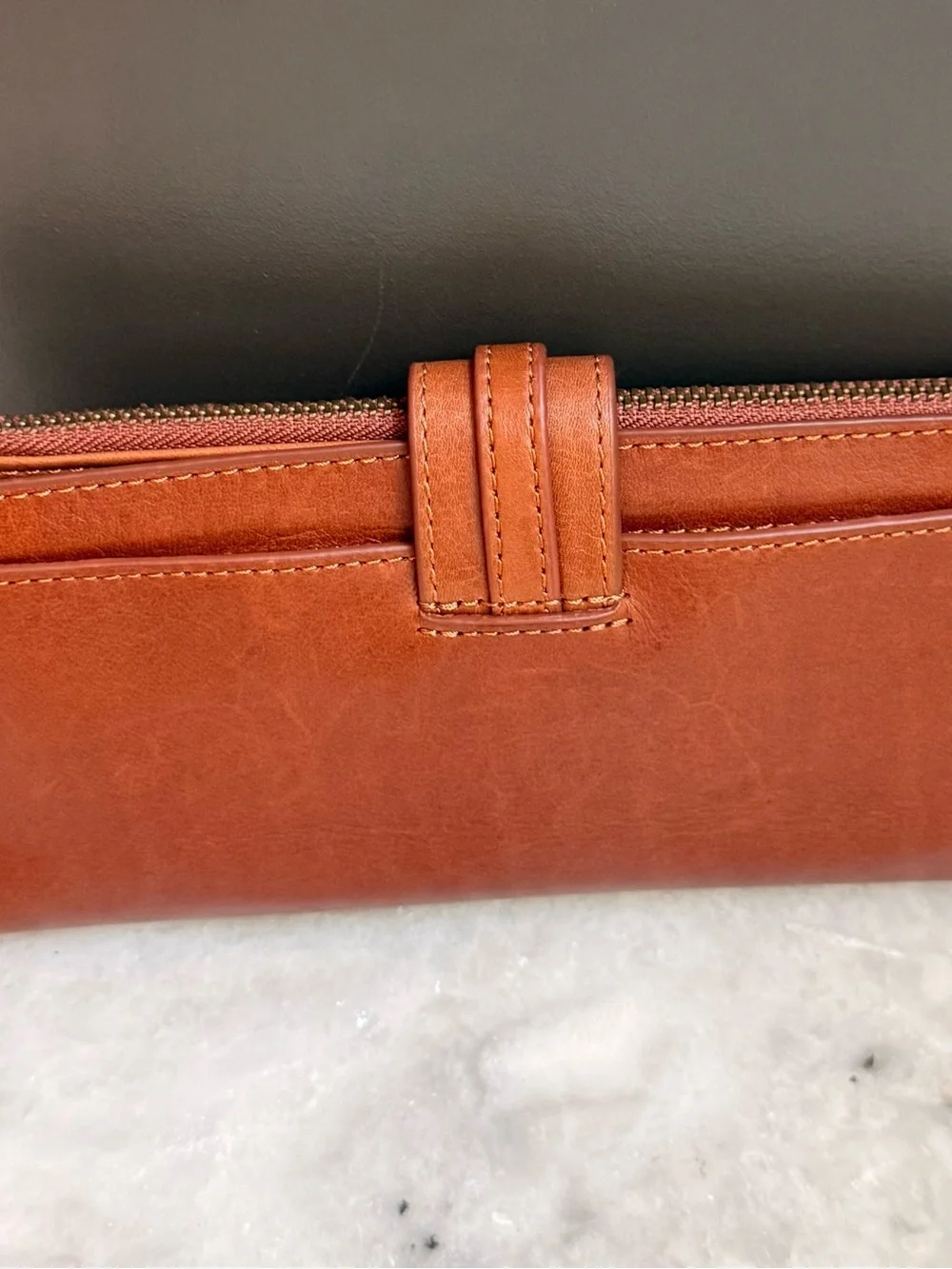 HOBO Dunn Continental Wallet in “Pecan Ridge” - Picture 4 of 13